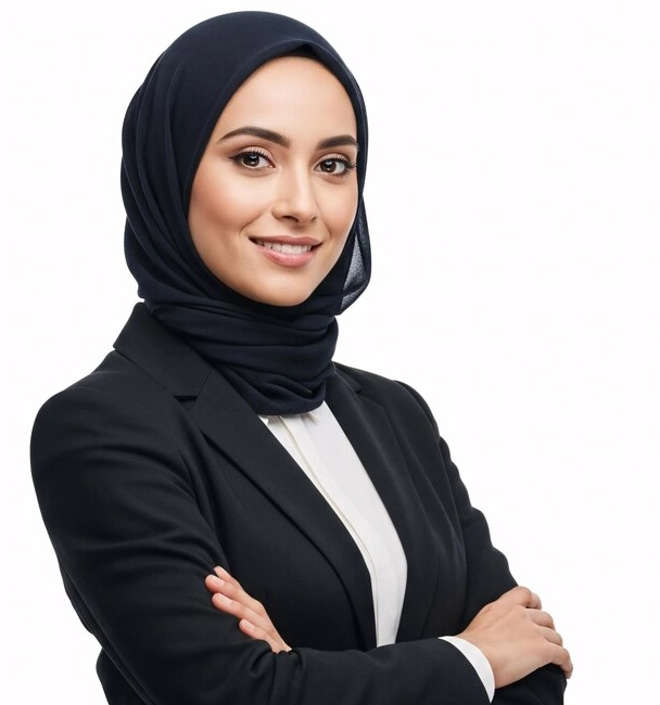 confident muslim businesswoman professional attire_945585 7525